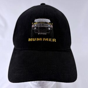 Hummer Embroidered H2 Truck Automotive Mens Black Baseball Cap Hat OSFA
